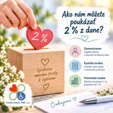 Ako nám môžete poukázať 2 % z dane?