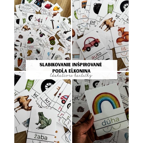 Slabikovanie inšp.Elkoninom - malé tlačené písmena PDF VERZIA