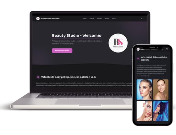 Ukážky vytvorených webstránok