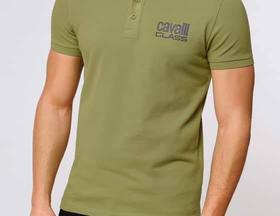 CAVALLI CLASS Carlo pánska polokošeľa khaki-4d7a7cef-5d10-446a-99ed-5997e159534c.png