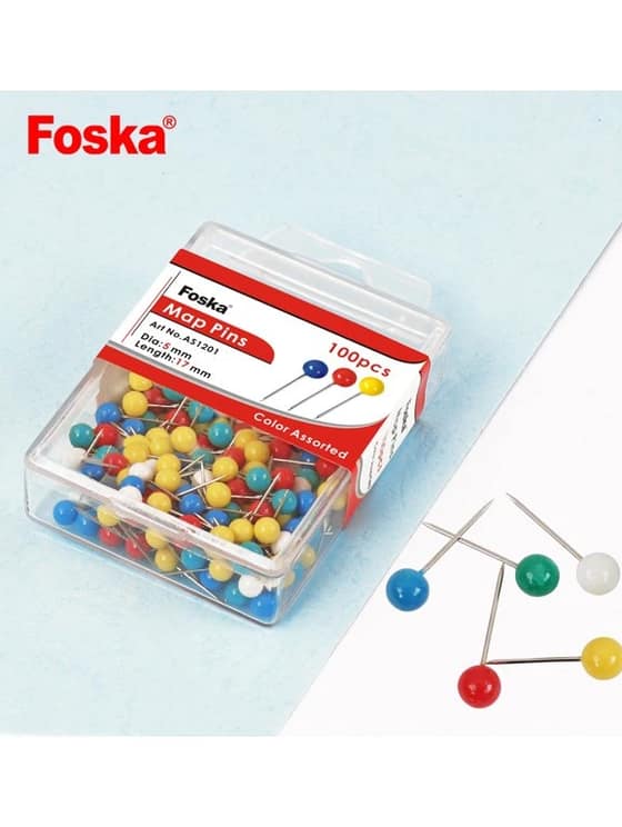 Špendlíky farebné 5mm/100ks Foska AS1201-16b5044c-3649-4f05-a9a5-0adfd69d40ed.webp