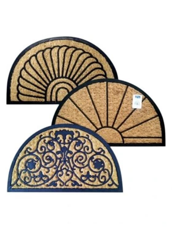 Rohož EXOTIC guma/kokos polkruh 45x75 cm mix vzorov-24a1de2f-9636-4af5-83e8-6a7c62de7a88.webp