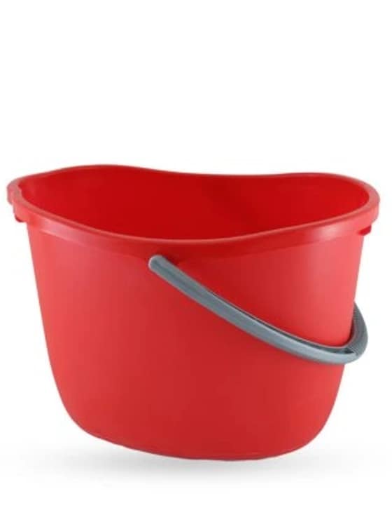 Vedro oválne plastové – červené 15L-76029026-3f15-4a94-86bd-45e8367a1534.webp