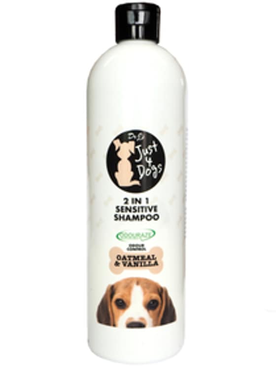 DR J'S Just 4 Dogs Šampon pre psy Sensitive - Oatmeal & Vanilla 2v1 500 ml-7f3c327a-4d43-4471-945c-efb17ddcf25a.png