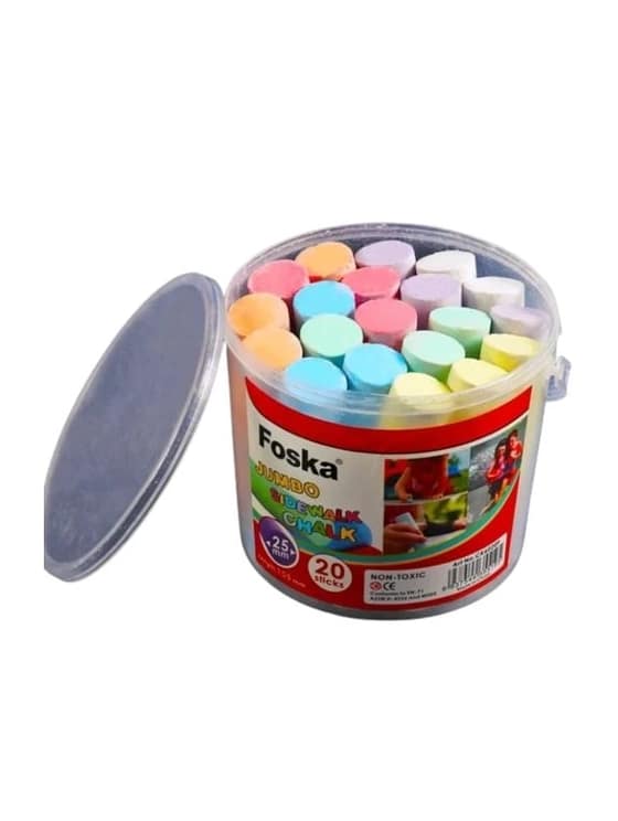 Chodníková krieda 20 farieb Foska CK6020P-7f443839-7b80-46c6-a1c2-d627f3931c17.webp