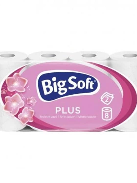 Toaletný papier BIG SOFT Plus 8ks 2vrst. 160 útržkov-872792c0-4005-4677-b39a-d29d30b6a371.webp