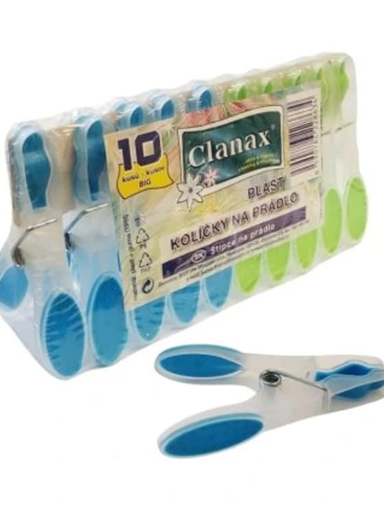 Clanax Štipce na bielizeň plastové BIG 10ks-8c7762d4-1b54-4799-8c0f-753977829911.webp