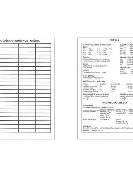 Podložka A5 laminovaná Chémia-fecb2b72-dd0a-4194-b8cb-26f902227c66.webp