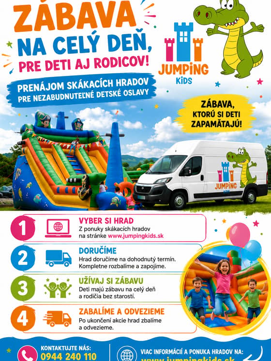Zábava na celý deň pre deti a rodičov