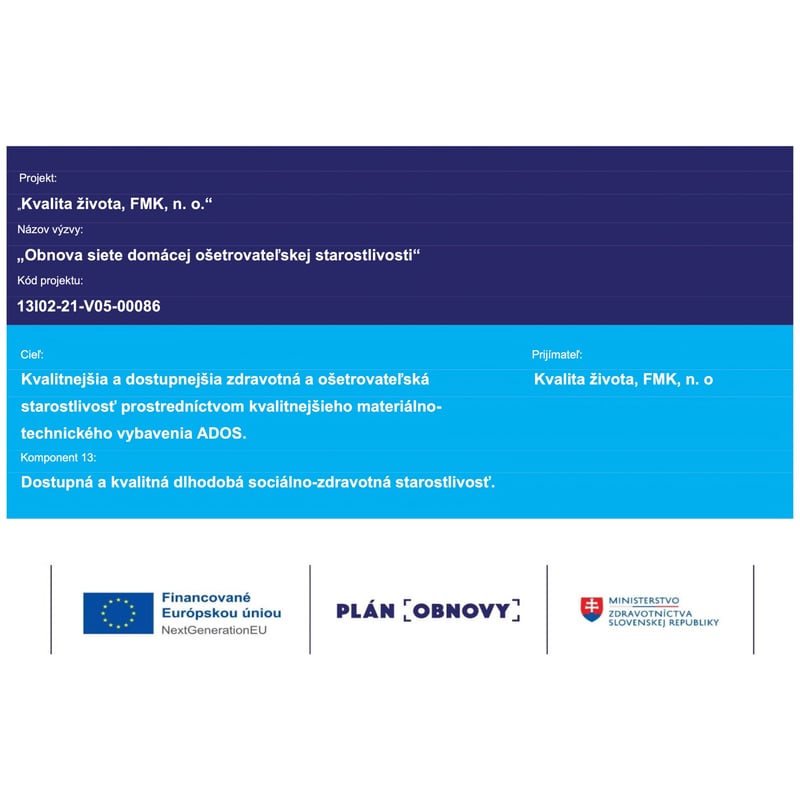 OBNOVA SIETE DOMÁCEJ OŠETROVATEĽSKEJ STAROSTLIVOSTI