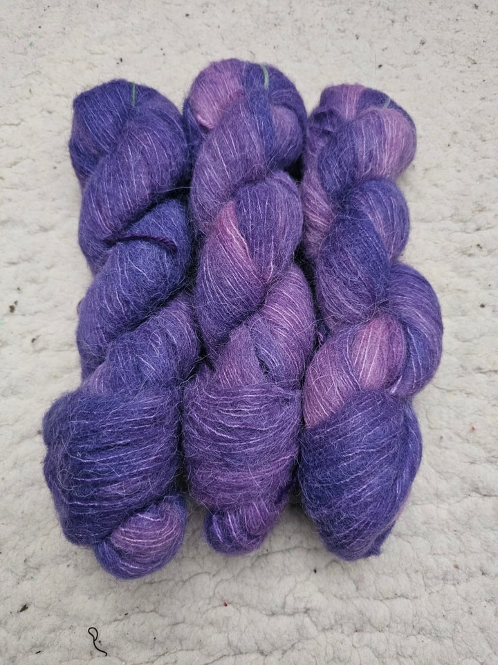 dark purple semisolid