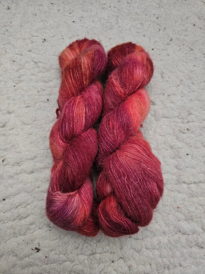 burgundy rust