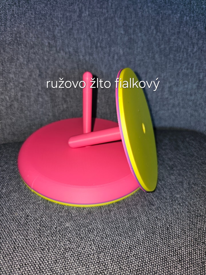 pink yellow purple
