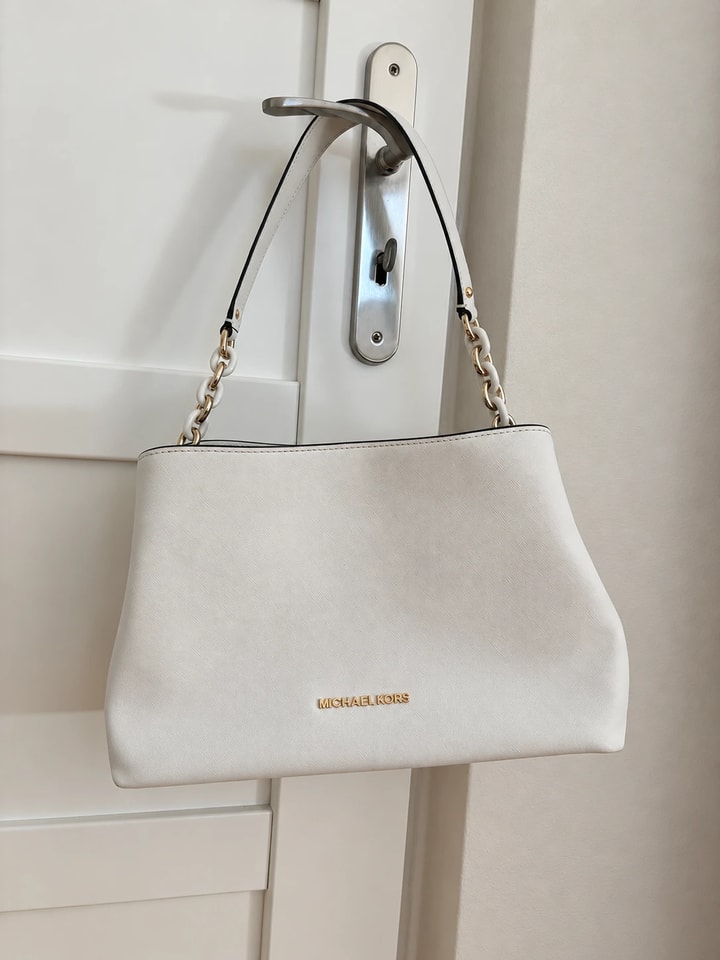 Biela kabelka Michael kors