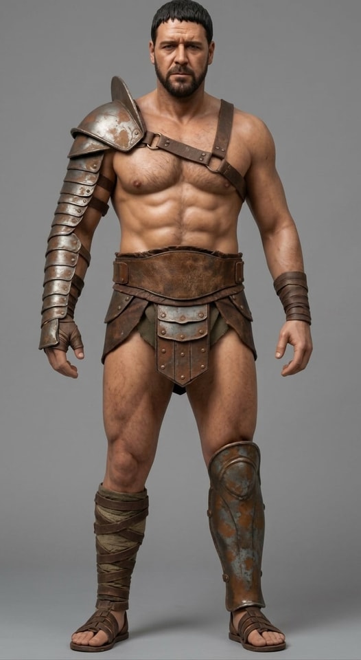 STL-Datei für den 3D-Druck: Römischer Gladiator – Detaillierte antike Kriegerfigur