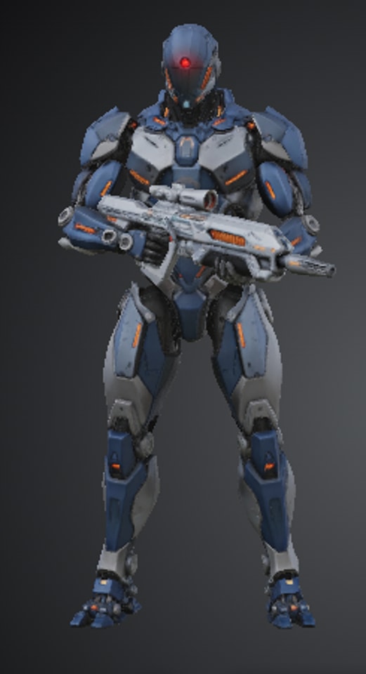 STL datoteka za 3D ispis: Sci-Fi Combat Android – Futuristički borbeni robot
