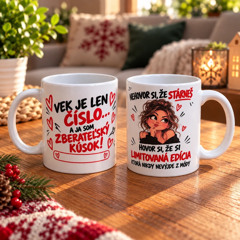 Hrnček „Vek je len číslo“ – Limitovaná edícia