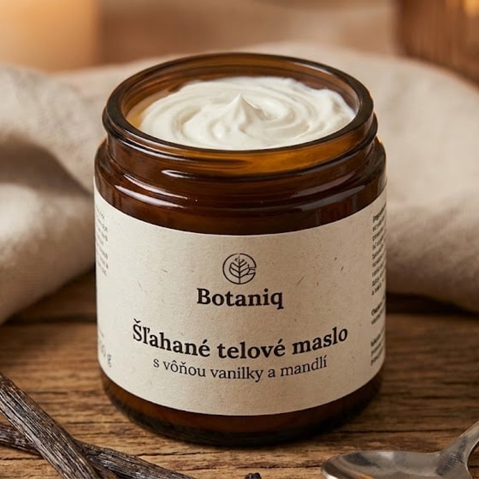 Šľahané telové maslo s vôňou vanilky a mandlí
