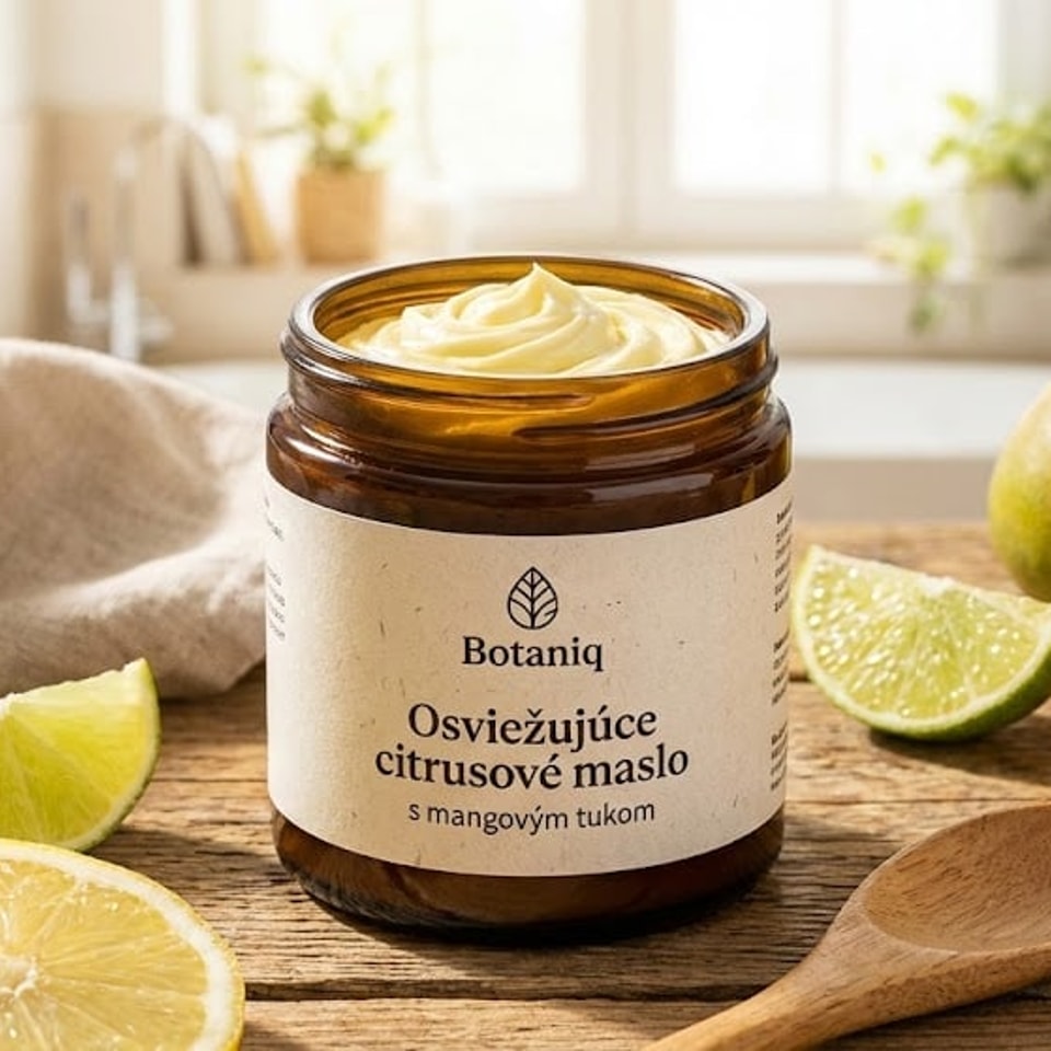 Osviežujúce citrusové maslo s mangovým tukom