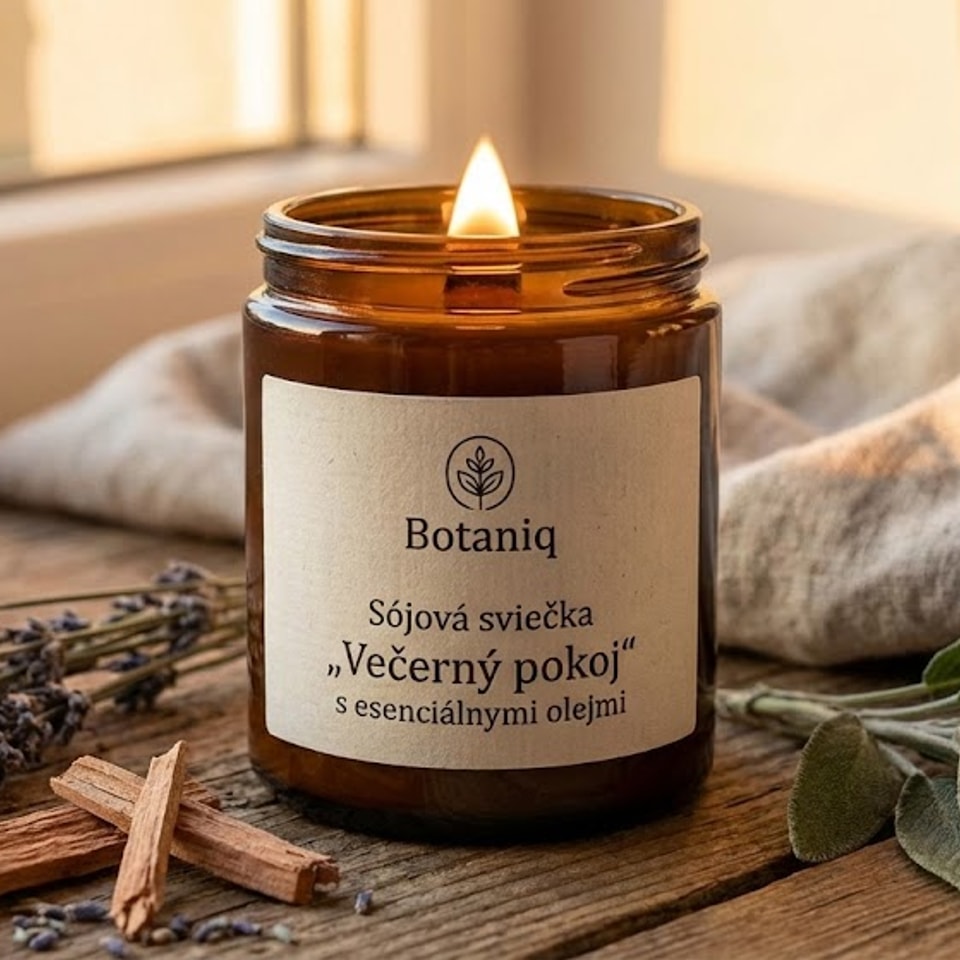 Soy candle "Evening Calm" with essential oils