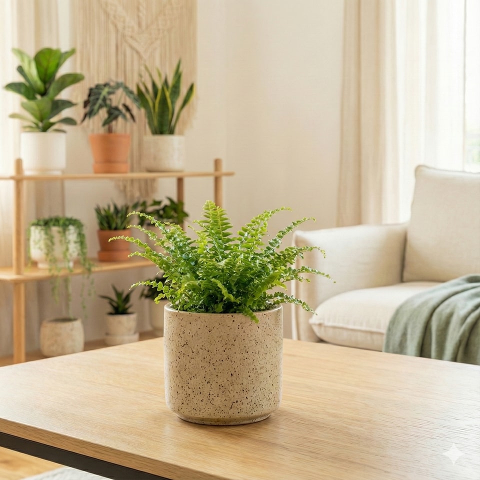 Keramický obal na kvetináč "Kropenatý piesok"