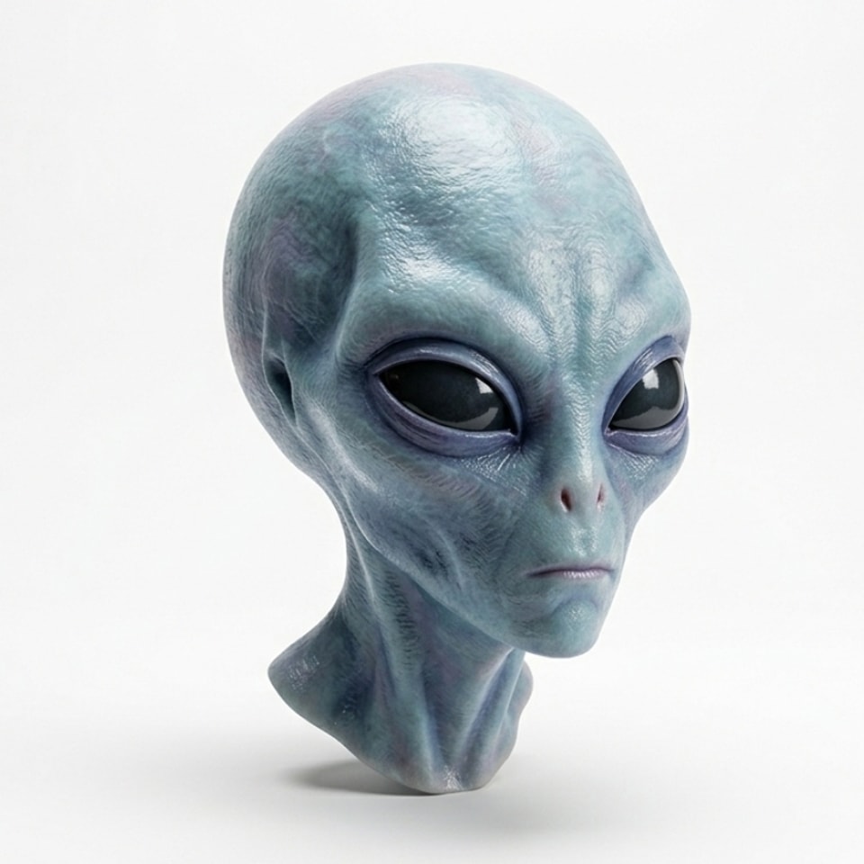Mimozemšťan Igor - Premium 3D Head Sculpt STL (Collectible to Life-Size)