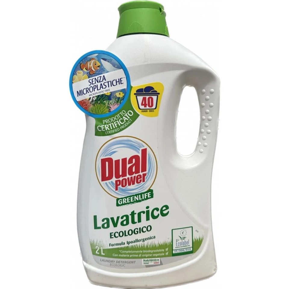 Dual Power Greenlife LAVATRICE 2L ekologickypraci gel
