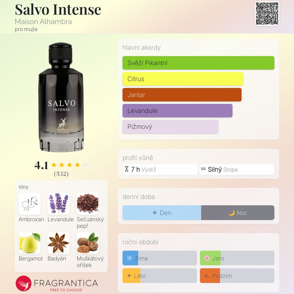 Salvo Intense Maison Alhambra 100ml (EDP)