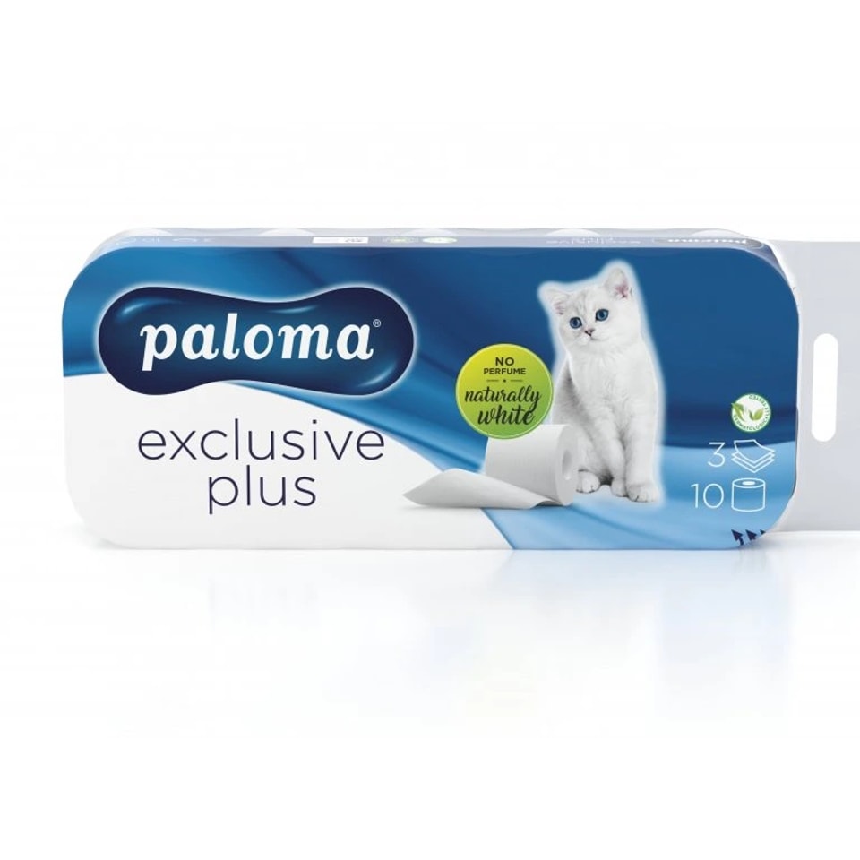 Toaletny papier 3-vr paloma biely (10ks)
