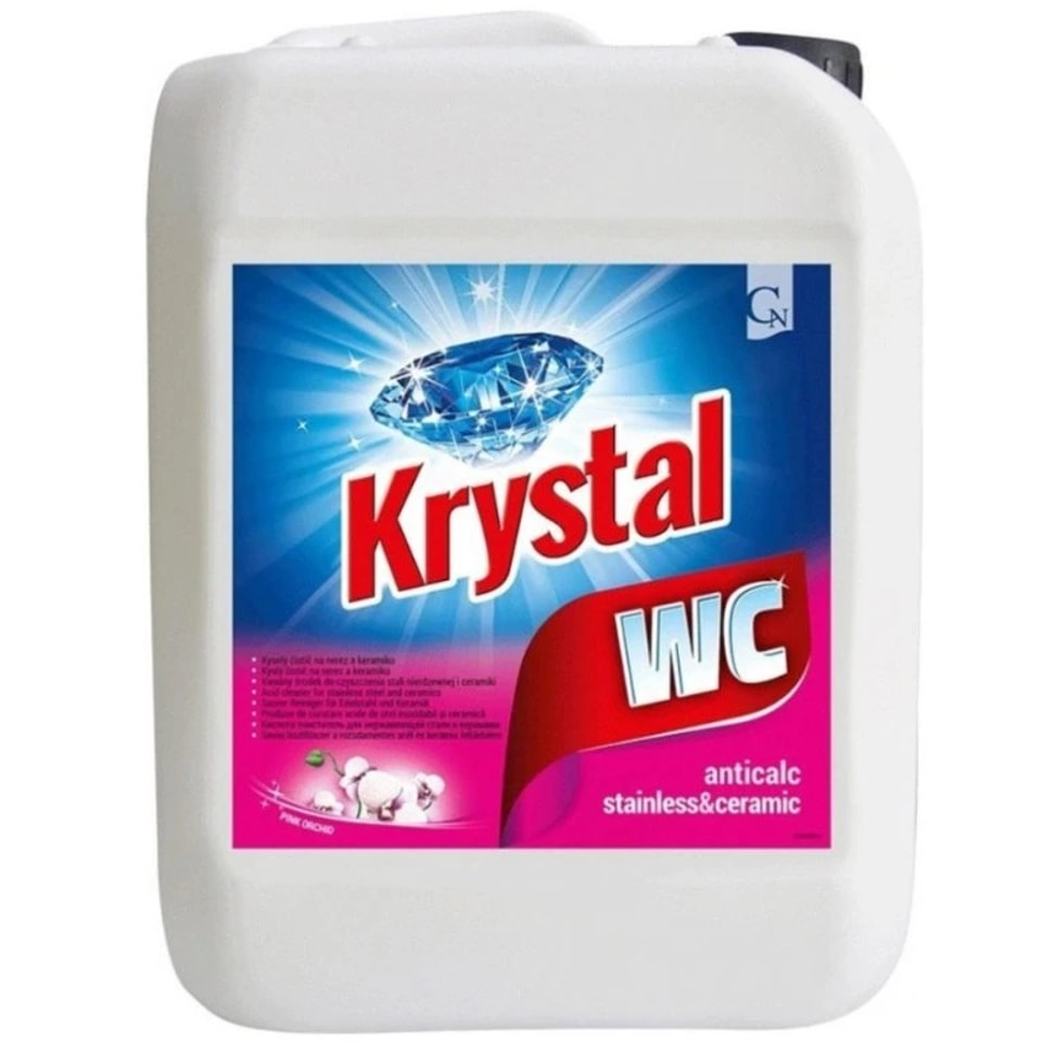 KRYSTAL WC na nerez a keramiku, ruzový 5 L