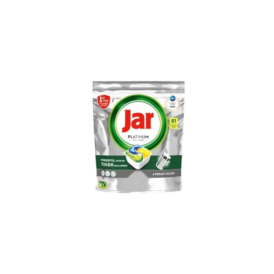 Jar kapsule do umyvacky riadu All-in-one Platinum 81 ks