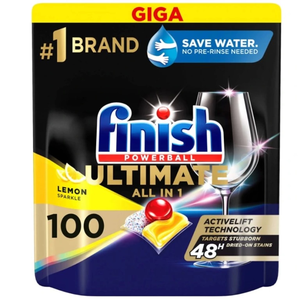 Finish tablety do umyvacky riadu Ultimate 100ks