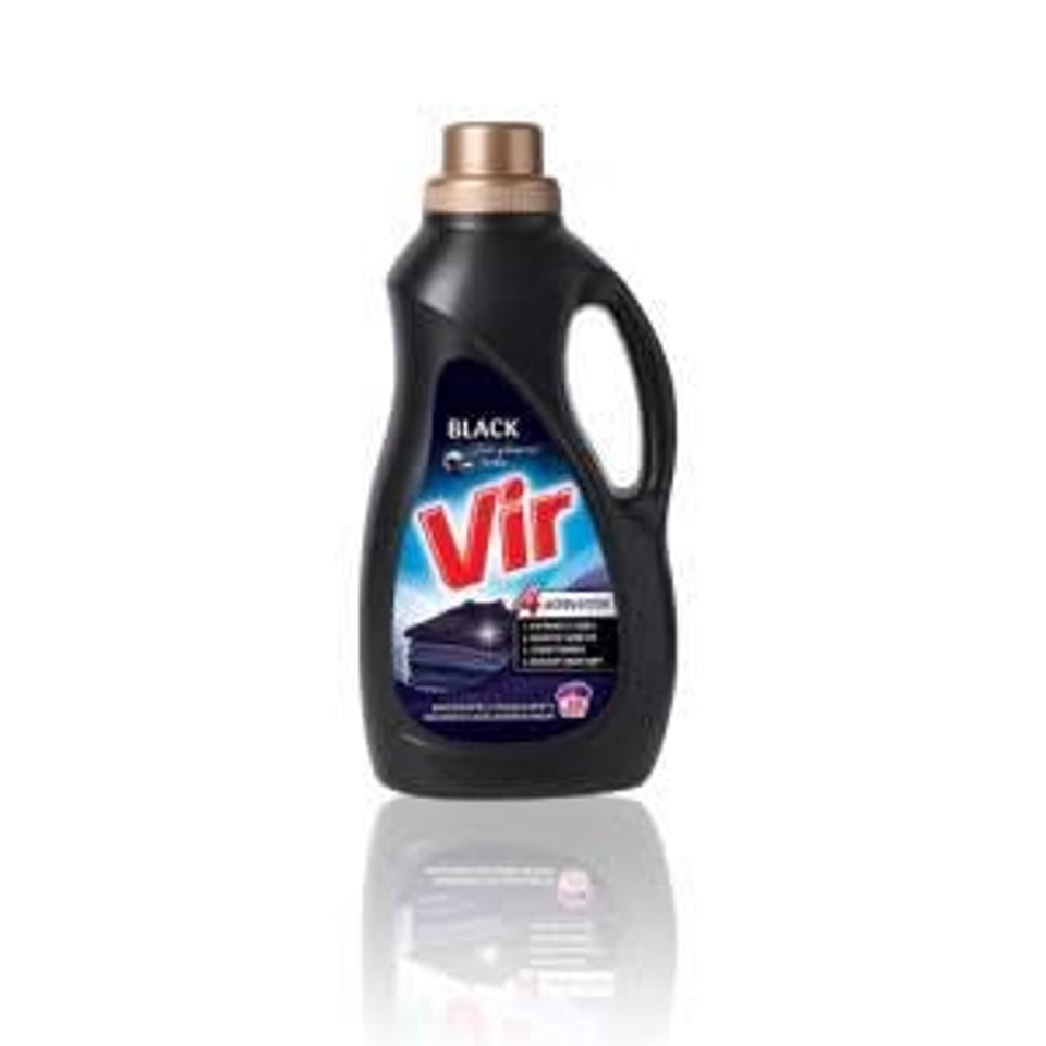 VIR - tekutý prací prostriedok - BLACK - 2000 ml - 40 praní