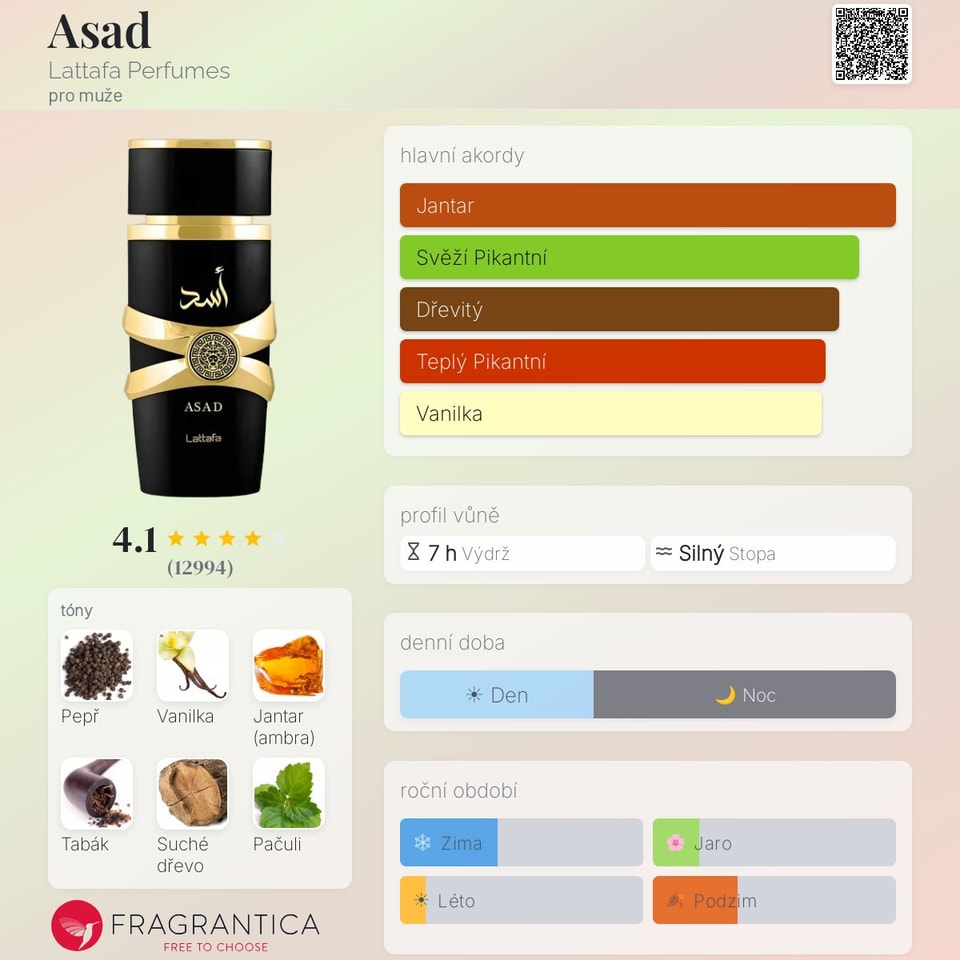 Asad Lattafa Perfumes 100ml (EDP)