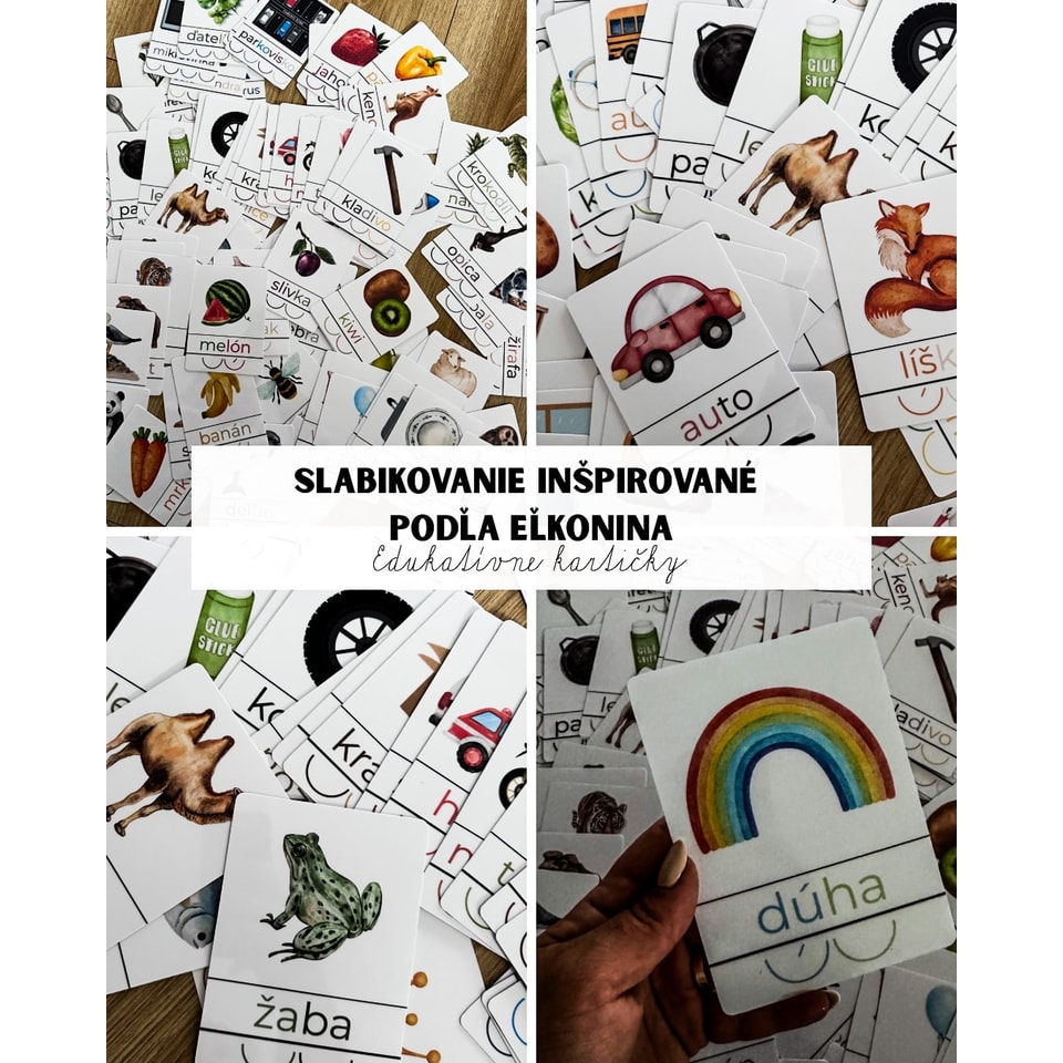 Slabikovanie inšp.Elkoninom - malé tlačené písmena PDF VERZIA