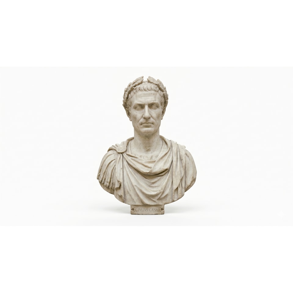 Július Cézar - Premium 3D Printable Bust STL (Collectible to Life-Size)